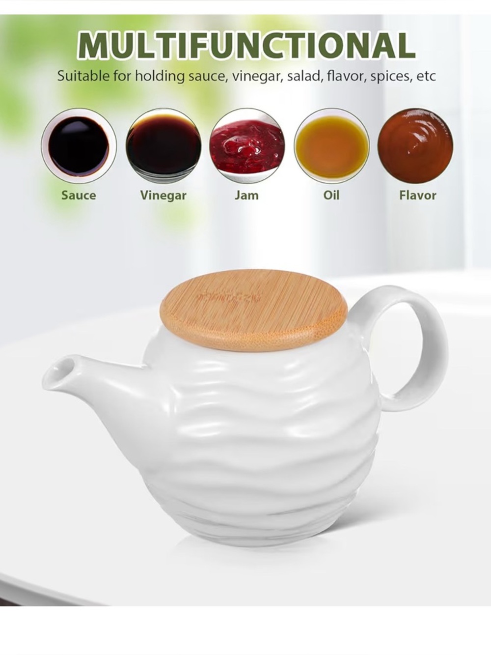 Ceramic Multi-Use Liquid Dispenser - Picture 3 of 11
